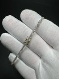 7.5” 14k Yellow Gold 3ctw Lab Diamond Tennis Bracelet 7.3g