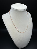 16” 14k Rose Gold Franco 1.3mm 2.8g