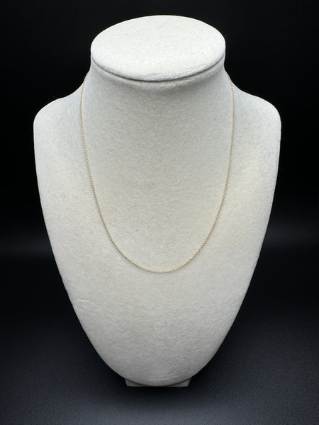 2 x 16” 14k Yellow Gold Hermes 1mm 1.3g