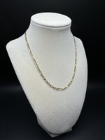 16” 14k Yellow Gold Figaro 3mm 6.42g