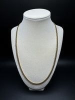 22” 14k Yellow Gold Cuban 5mm 43.7g