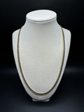 22” 14k Yellow Gold Cuban 5mm 43.7g