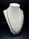 22” 14k Yellow Gold Franco 3.5mm 42.76g