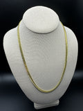 22” 14k Yellow Gold Cuban 5mm 43.53g