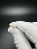8.5mm 14k Yellow Gold Freshwater Pearl Studs 1.8g