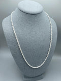3.5mm Silver Rope Chain