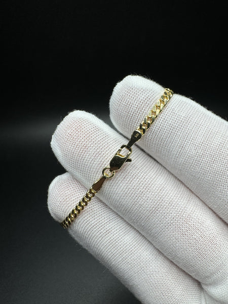 5.5” 10k Yellow Gold Cuban 3mm 3.8g