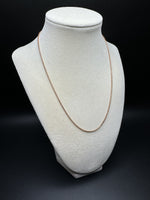 18” 14k Rose Gold Franco 1.5mm 4.5g