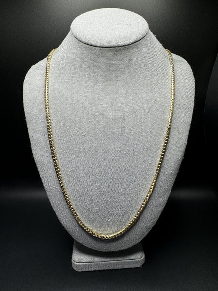 26” 14k Yellow Gold Franco 3.5mm 49.5g