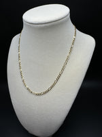 16” 14k Yellow Gold Figaro 3mm 6.42g