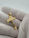 1.5” 14k Crucifix High Detail 5mm Bail 2.56g