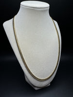22” 14k Yellow Gold Cuban 5mm 43.7g