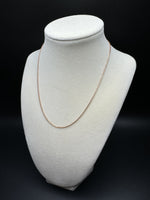 16” 14k Rose Gold Franco 1.3mm 2.8g