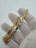 18” 10k Yellow Gold Figaro 5.5mm 18.9g