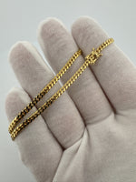 16” 14k Yellow Gold Cuban 3mm 11.7g