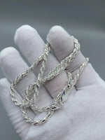 3.5mm Silver Rope Chain