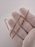 18” 14k Rose Gold Franco 1.5mm 4.5g