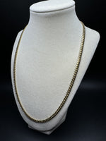 22” 14k Yellow Gold Cuban 5mm 43.7g