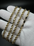 24” 14k Yellow Gold Rope 4.5mm 41.6g