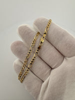 16” 14k Yellow Gold Figaro 3mm 6.42g
