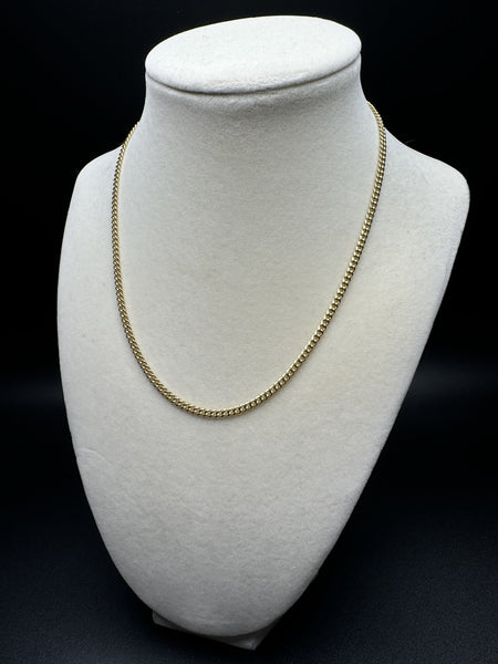 16” 14k Yellow Gold Cuban 3mm 4.3g