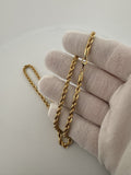 17" 14k Yellow Gold Rope 3.5mm 6.9g