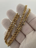 17" 14k Yellow Gold Rope 3.5mm 6.9g