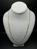 24” 14k Yellow Gold Curb 3.2mm 9.0g