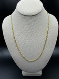 22” 14k Yellow Gold Figaro 3.2mm 4.3g