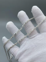 3.5mm Silver Rope Chain