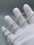 3.5mm Silver Rope Chain