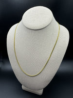 22” 14k Yellow Gold Cuban 2.5mm 12.0g