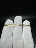 5.5” 10k Yellow Gold Cuban 3mm 3.8g