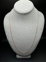 24” 10k Rose Gold Rope 1.5mm 4.4g