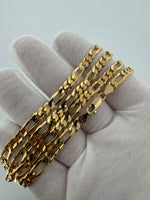 18” 10k Yellow Gold Figaro 5.5mm 18.9g