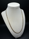 20” 14k Yellow Gold Diamond Cut Curb 5mm 12.0g
