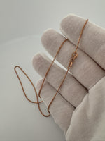 16” 14k Rose Gold Franco 1.3mm 2.8g