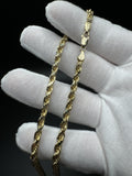 24” 14k Yellow Gold Rope 4.5mm 41.6g