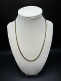 18" 14k Yellow Gold Cuban 3.5mm 16.65g
