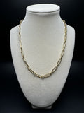 18" 14k Yellow Gold Paperclip 5.5mm 8.31g