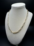 18" 14k Yellow Gold Paperclip 5.5mm 8.31g