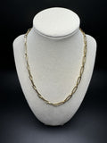 18" 14k Yellow Gold Paperclip 5.5mm 8.31g