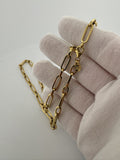 18" 14k Yellow Gold Paperclip 5.5mm 8.31g