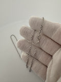 18" 14k White Gold Herme$ Link 2mm 5.45g