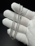 3mm .925 Sterling Silver Rounded Box Chain