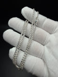 3mm .925 Sterling Silver Rounded Box Chain