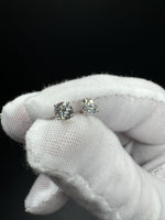 14k White Gold 1ctw Fully Certified with EGL Paperwork Lab Diamond Studs