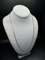 24” 14k Yellow Gold Curb 3.2mm 9.0g