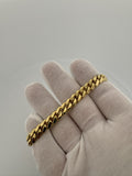 7.5” 14k Yellow Gold Cuban 8mm 42.4g