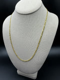22” 14k Yellow Gold Figaro 3.2mm 4.3g